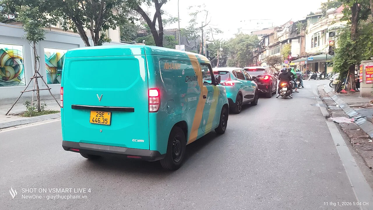 VinFast EC Van, Xanh SM fleet livery